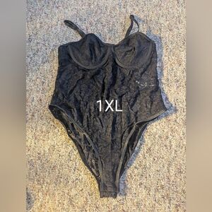 Elegant Black Lace One Piece